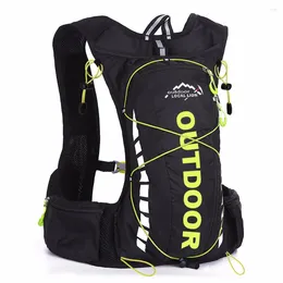 Outdoor Bags Cycling Backpack For Men And Women Running Waterproof 8 Liters Hiking Camping 500ml Water Bottle With 2L Bag