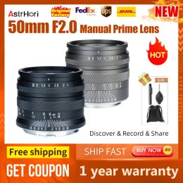 Philtres Astrhori 50mm F2.0 Large Aperture Full Frame Manual Lens Compatible for Leica/panasonic Lmount Mirrorless Camera