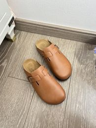 Bostons Clogs Birkinstock Designer Slides Platform Slippers Room House Women Men Shoes Slide Sandals Berkin Stock Woman Favourite Sliders Cork bottom