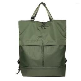 Outdoor Bags Fashion Fitness Bag For Women Men Sport Backpack Large Capacity Gym Portable Travel Duffle Handbag