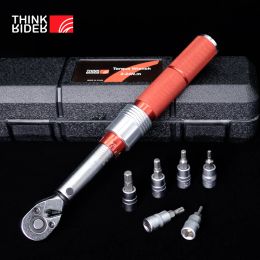 Tools ThinkRider Professional TR15S Bicycle Bike Torque Wrench Allen Key Tool Socket Spanner Set Kit Cycling Repair Tool Kits