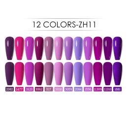 Kits Arte Clavo Nail Gel Polish Set 12/24 Colours Semi Permanent UV Led Gel Varnish Soak Off Nail Lacquers Nails Art For Nail Kit