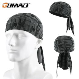 Summer QuickDry Cycling Pirate Hat Road Bicycle Running Cap Sport Bike Beanie Riding Baseball Head Scarf Bandana Caps Men Women 240416