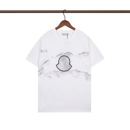 Men's T-shirt designer new casual wrinkle resistant classic letter pattern couple short sleeved shirt Asian size S-3XL