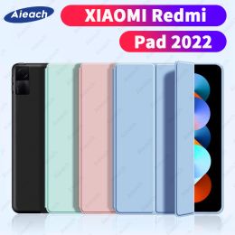 Consoles Aieach Funda for Xiaomi Redmi Pad Case with Wake Up/ Sleep Soft Back Trifold Stand for Tablet Redmi Pad 10.61 Inch 2022 Case