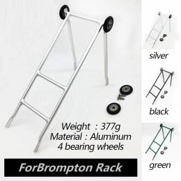 Accessories For Brompton Rear Racks Folding Bike Easywheel Cargo Racks Modified Using Shelves Can Push Bike Rack
