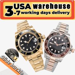 Guarda Mens Watch 41mm Designer Luxury Movement Orologi Luminio Waterproof Glide Glide Buckle Fashi