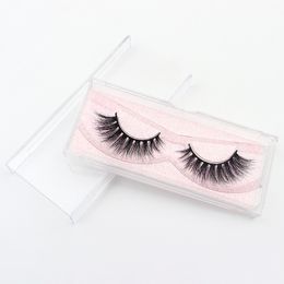 1 Pair Mix Cotton Black band Eyelashes private label Pure handmade Natural Fluffy Full strip eyelash Extension