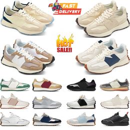 N 327 New balanace shoe sneakers running shoes Men Sport 327 white blue light camel green sea salt red bean milk Dark Grey women Trainers Jogging