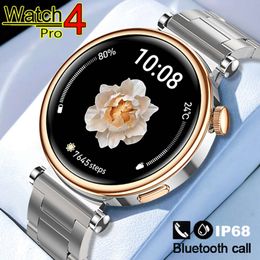 for Watch GT4 New Fashion Women Smartwatch AMOLED 360*360 HD IP68 Waterproof Sport Watches Bluetooth Call Heart Rate Smartwatch