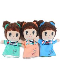 1 PC New Design Fashion Cute Classic Children Cartoon Doll Hand Puppet Toys Kids Doll Soft Plush Kids Gifts1720723