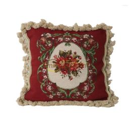 Pillow Floss Hold Needlepoint National Weaving High-density Neoclassical Cross-stitch East