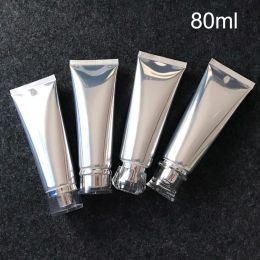 Bottles 80g Empty Aluminum Plastic Bottle 80ml Cosmetic Skin Care Cream Facial Cleansing Lotion Packaging Container Sier Free Shipping
