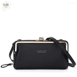 Bag Luxury Women Soft Leather Cell Phone Pocket Ladies Small Shoulder Bags Crossbody Messenger Sac Purse Female Bolsa