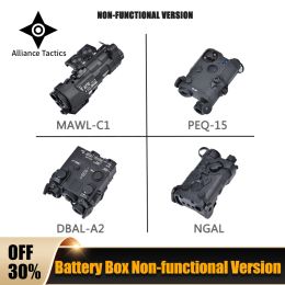 Lights Dbala2 PEQ15 MAWLC1 NGAL Battery Box Nonfunctional Version Tactical Laser Indicator Airsoft Fit 20mm Picatinny Rail Weapon