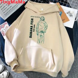 Sweatshirts Banana Fish hoodies male 2021 graphic men clothing anime