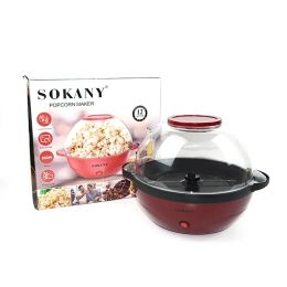 Makers Popcorn Maker Machine, Nonstick Plate, Electric Stirring with QuickHeat Technology, Cool Touch Handles, Healthy Less Fat, 850W