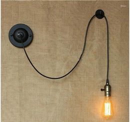 Wall Lamp Industrial Vintage Sconce/Lamp DIY Creative Arts Minimalist Decoration Bedroom Bedside