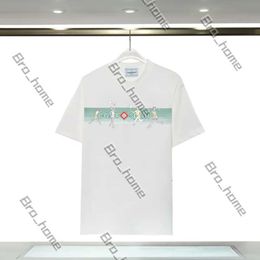 2024 Luxury Trend Casablanc Shirt T Shirt Tee Summer New Style Designer Graphic Casablanc Fashion Letter Printing Loose Clothes Casa Blanca Man Tees Size S-xxl 872