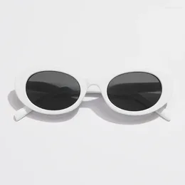 Sunglasses Retro Vintage Oval Women Men Brand Designer Sun Glasses Female Fishing Black Frame Lens Eyewear Driving UV400