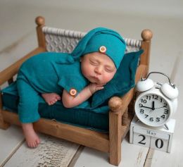 Pillows Newborn Photography Props Posing Mat Pillow Cushion Mini Baby Bed Basket Mattress for Photoshoot
