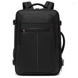 Backpack 40L Expandable 17 Inch For Men Multifunctional Business Laptop Notebook USB Charging Waterproof Film Large Capacity Bag