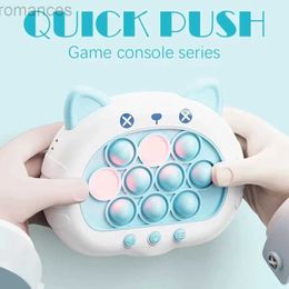 Decompression Toy Quick Push Game Speed Press Bubbles Fingertip Ground Mouse Machine Parent-Child Interaction Education Toys Childrens Party Game d240424