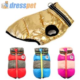 Jackets Winter Dog Jacket For Small Dogs Warm Waterproof Thick Jacket Coat With Collar Set For French Bulldog Chihuahua Puppy Clothes