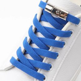 Shoe Parts Without Ties Laces Flat Elastic For Kids Adult No Tie Shoelaces Sneakers Press Lock Tieless Shoelace 1 Pair