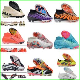 Superflyes 9 Phantom Luna 2 24+ Foldover Tongue Elite FG Soccer Shoes Boots Cleats For Mens Women Kids football de crampon scarpe calcio Fussballschuhe Chaussures