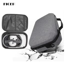 Glasses FICEP VR Accessories For Oculus Quest 2 VR Headset Travel Carrying Case for Quest 2 Protective Bag Hard EVA Storage Box