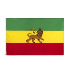 In Stock 3x5ft 90x150cm Ethiopia Ethiopian Rastafari Rasta Reggae Lion of Judah Flag for Indoor and Outdoor Banner9560484