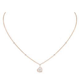 Collana di cisppandosi Swarovski Necklace Diamond Gold Placcato per Natale e Gift di San Valentino per la collana di gioia da donna per donna designer Diamond Diamond Gold placcato