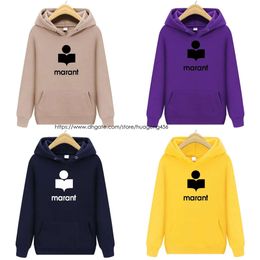 Spacca con cappuccio da cappuccio da uomo marant da uomo Marant Women Couple unisex Marant Casual Streetwear Streetwover Pullover Scole Tops Female Oversare