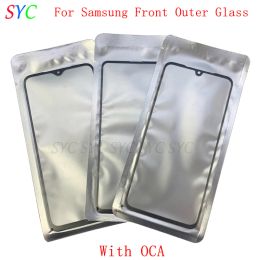 Philtres 2Pcs/Lot Front Outer Glass Lens Touch Panel Cover For Samsung S8 S9 Note 8 Note 9 Note 10 Note 20 Glass Lens with OCA