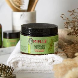 Treatments MIELLE Hair Mask Rosemary Mint Strengthening Hair Mask Smooth Soften Damaged Hair Prevents Hair Loss Repair Keratin Treatment