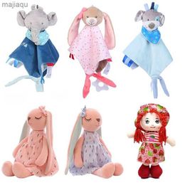 Plush Dolls Baby Toys 0 12 Months Soft Appease Towel Stuffed Animals Baby Comforter Toy Bunny Baby Plush Toys Sleeping Toys For BabiesL2404