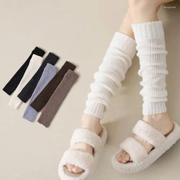 Women Socks Solid Color For Lolita Japanese Style Warm Thicken Over Keen Autumn Winter Slimming Heap Stockings
