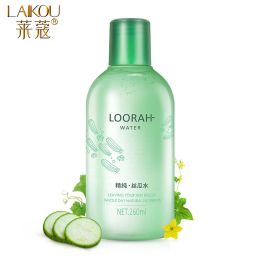 Toners LAIKOU Loofah Face Tonic Moisturizing Hydration AntiAging Oil Control Shrink Pores Makeup Water Face Toner Skin Care 260ML