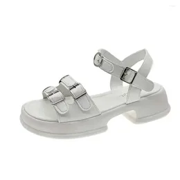 Slippers Wide Heel Open From The Back Loafers Child Silver Sandal Shoes Slide For Women Sneakers Sport Krasofka Cool