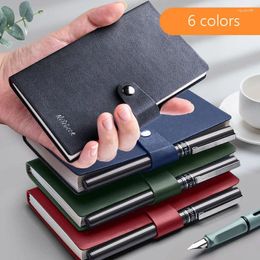 Practical Pocket Notebook Diary Mini Stationery A7 Week Planner Notepad PU Cover Notebooks Office School Supplies