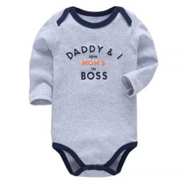 One-Pieces Baby Boys Bodysuit Newborn Babies Girls Body 3 6 9 12 18 24 Months Infant Long Sleeve Bodysuits