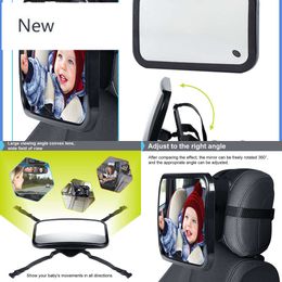 New Car Back Rear View Mirror Baby Child Kids Seat Safety Headrest Monitor
