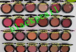 24 pcs good quality Lowest Selling NEW MAKEUP Shimmer Blush 24 Colour No mirrors no brus 6g English Name gift5200583