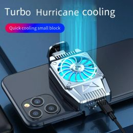 Coolers Mini Mobile Phone Cooling Fan Radiator Turbo Hurricane Game Cooler Cell Phone Cool Heat Sink for Iphone/samsung/xiaomi Universal