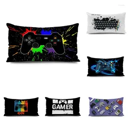 Pillow 30x50cm Case Gamers Home Gaming El Decorative Print Video Game Party Cover Colour Keyboard Pillowcase