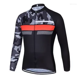 Racing Jackets Men's Pro Team Cycling Jersey Long Sleeve Ciclismo Clothes Bike Bicycle Cycle Clothing Shirt