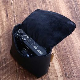 Camera bag accessories PU Leather Camera Bag Soft Case Cover for Fujifilm X100V X100F X100T X100S XF10 X30 X10S X70 Leica DUXL X X2 Canon G7XIII G5XII