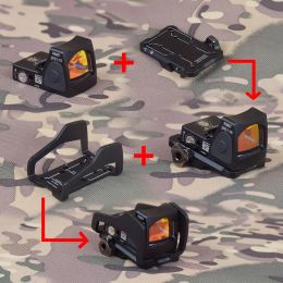 Accessories Tactical REX Reflex DOCTER RMR Red Dot Sight Scope Exoskeleton Mount Adapter Plate Fit 20mm Weaver Picatinny Rail