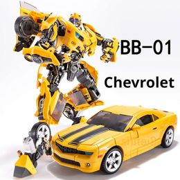 Black Mamba BB01 Bumblebee Warrior Metamorphosis Toy King Kong Movie Enlarged Edition Alloy Chevrolet Sports Car Model